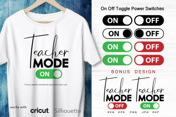 On Off Toggle Power Switches SVG Graphics & Icons