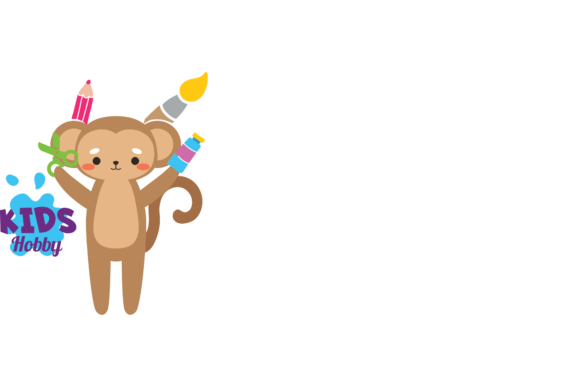 School Monkey Kids Creative Center Svg: Graphics & Illustrations